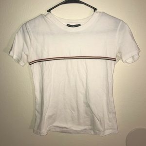 Brandy Melville  Color Stripe T-shirt